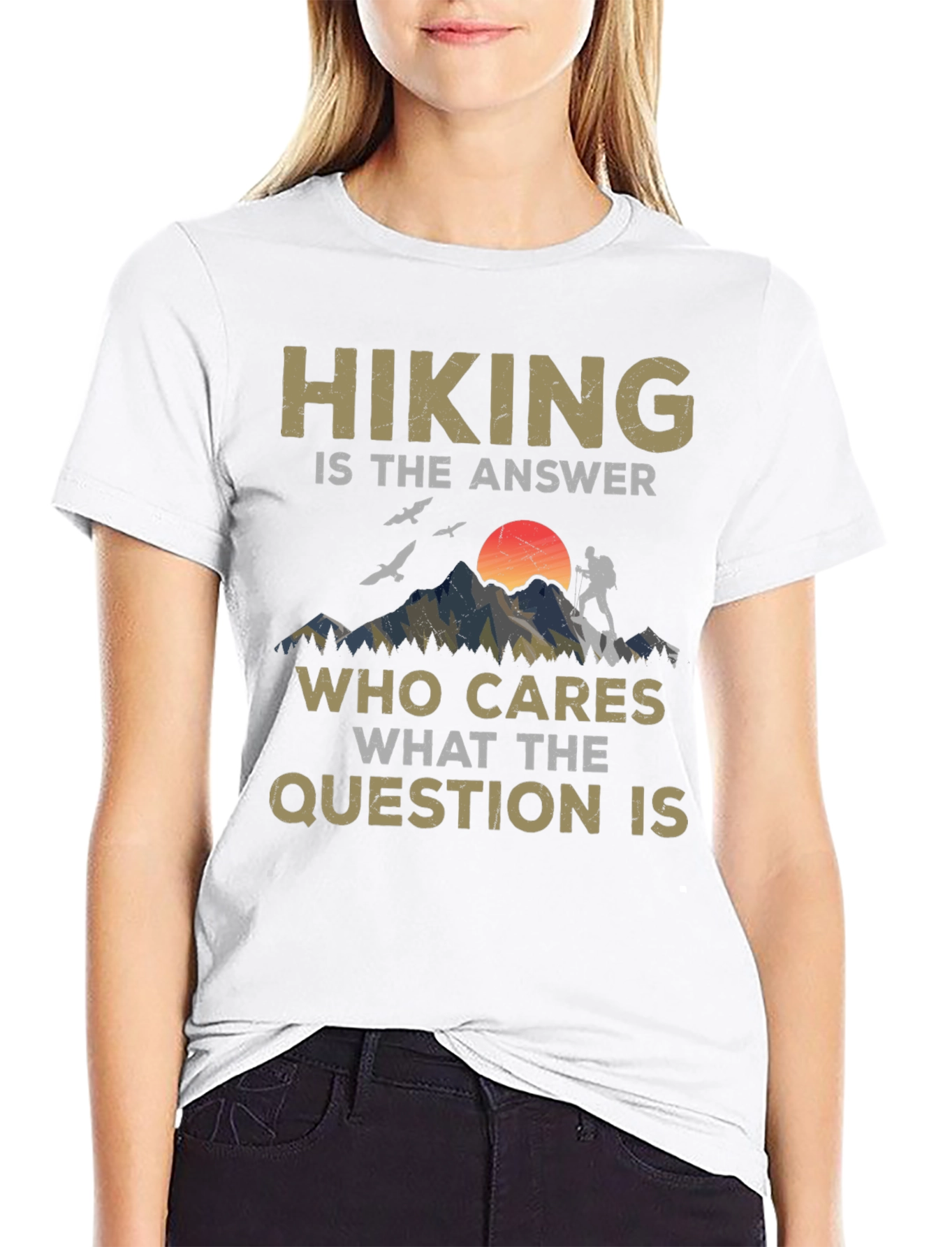 Hiking is the Answer Graphic Tee