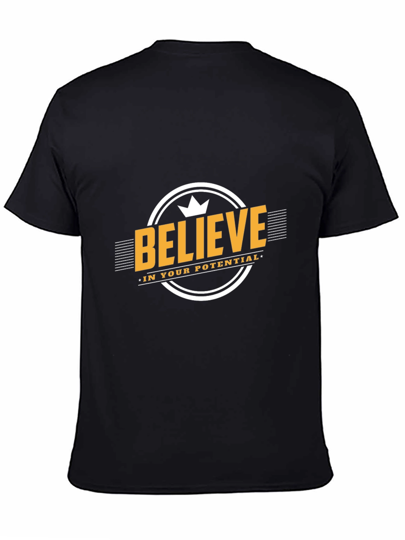 Believe in Your Potential Black T-Shirt