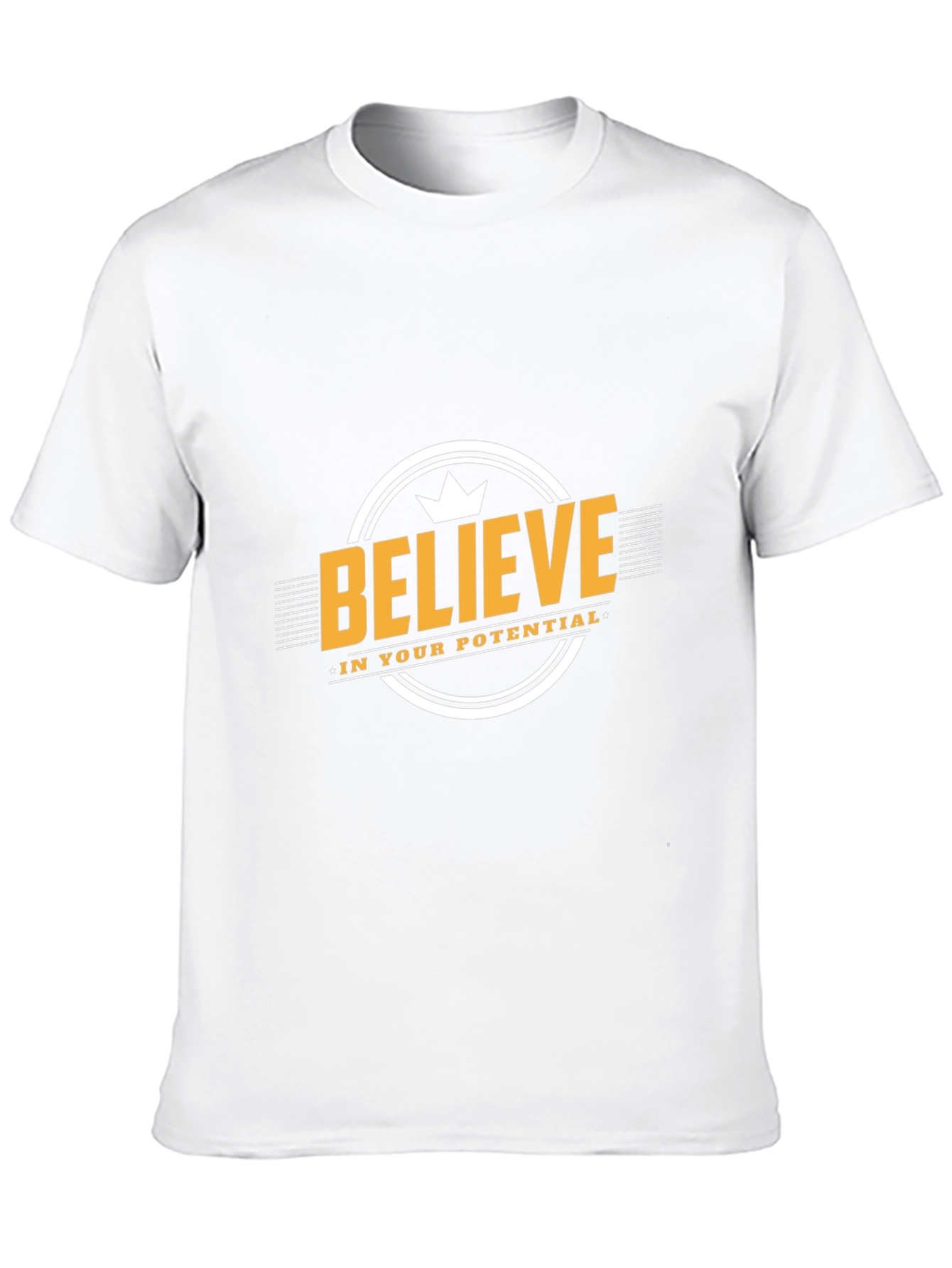 Believe in Your Potential Black T-Shirt
