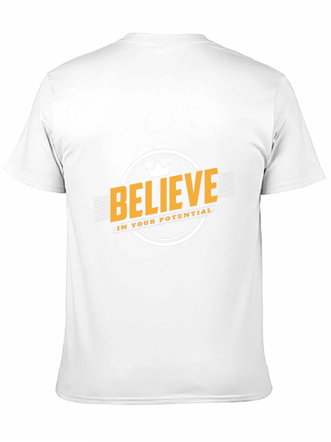 Believe in Your Potential Black T-Shirt