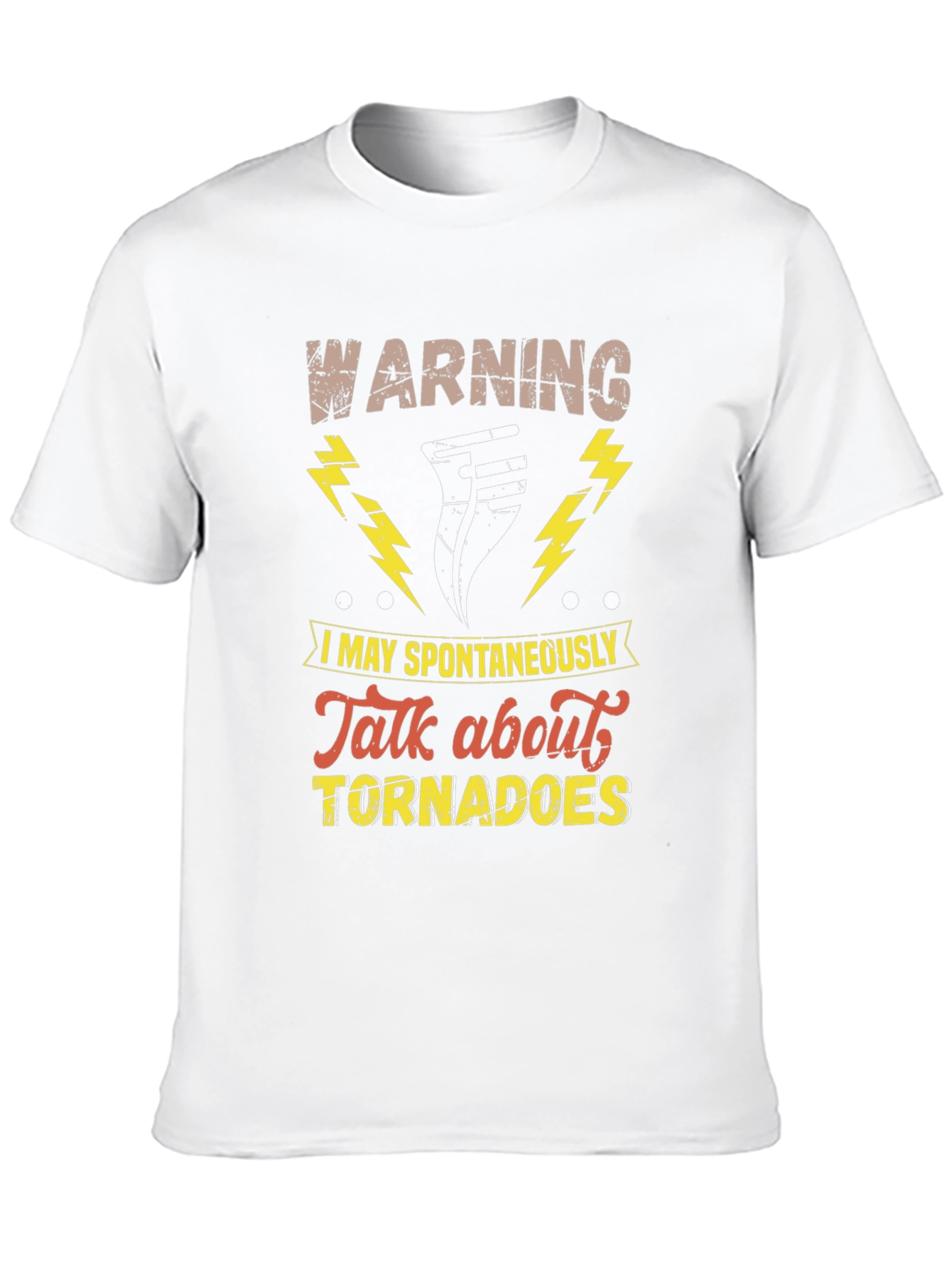 Warning Tornado T-Shirt Funny Weather Tee