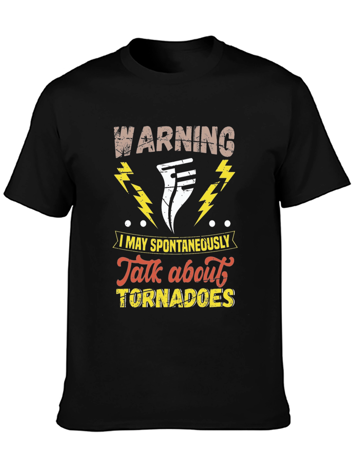 Warning Tornado T-Shirt Funny Weather Tee