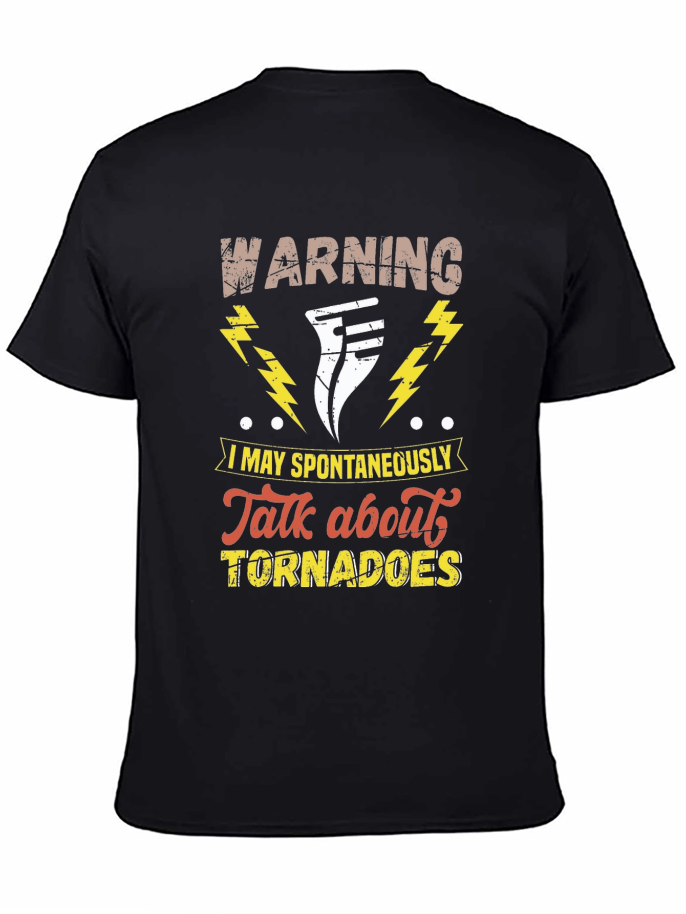 Warning Tornado T-Shirt Funny Weather Tee