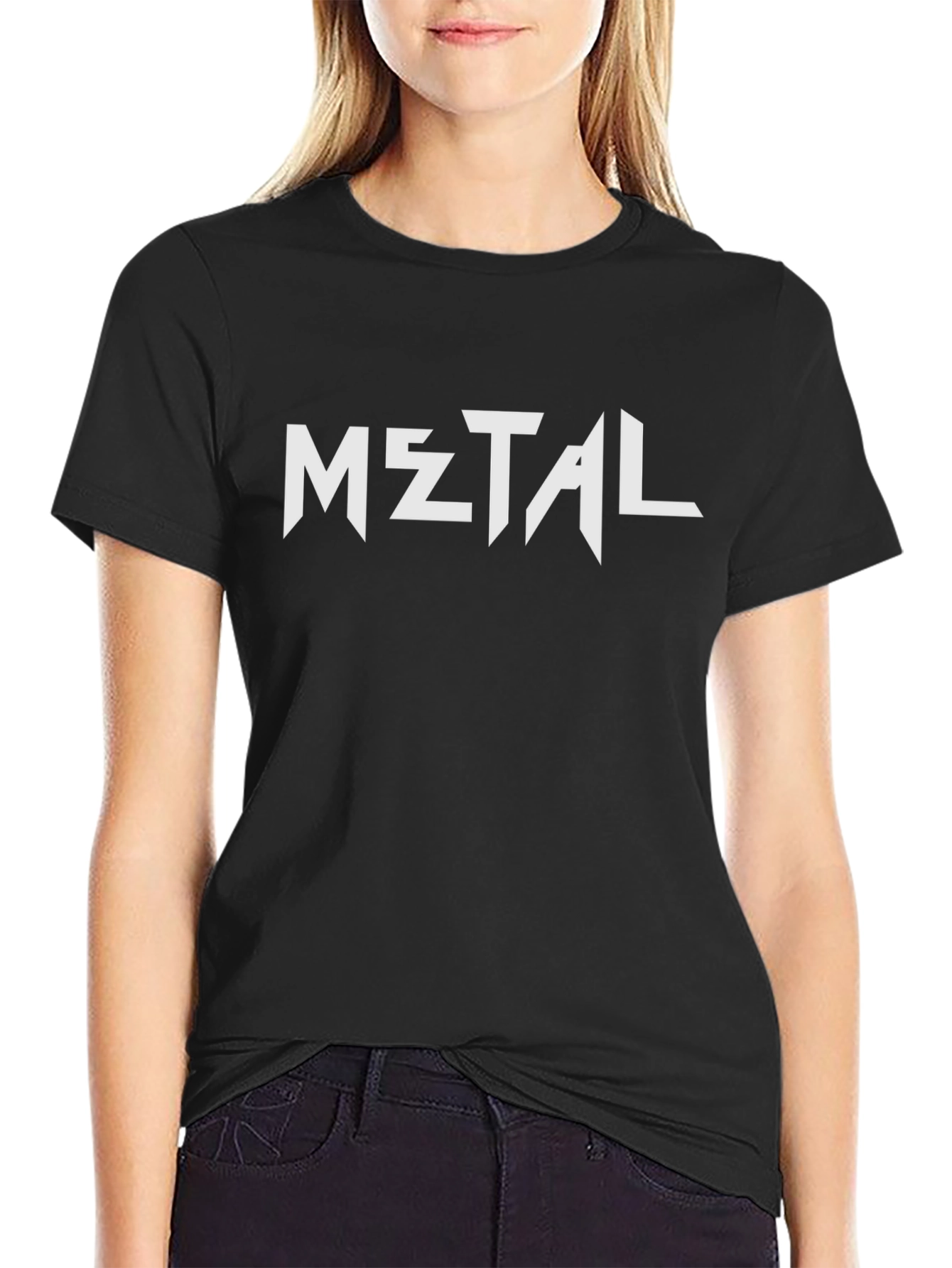 Black Metal Graphic T-Shirt - Bold Statement Tee