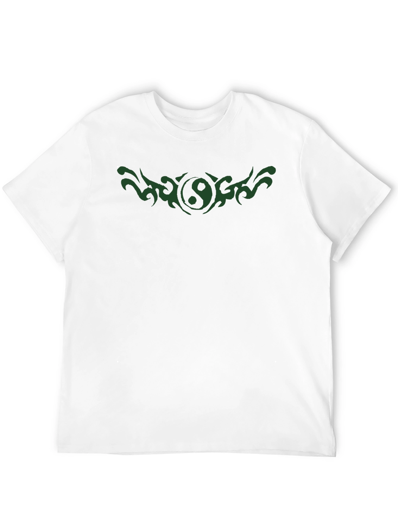 Yin Yang Tattoo Graphic Black T-Shirt