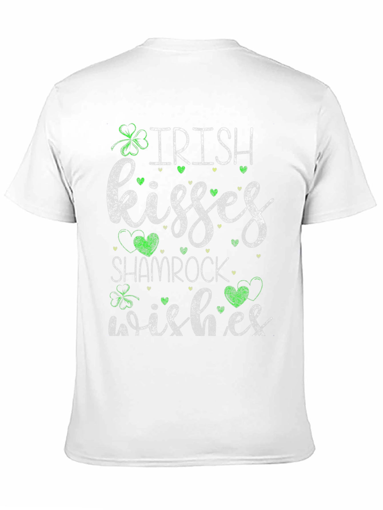 Irish Kisses Shamrock Wishes Graphic T-Shirt