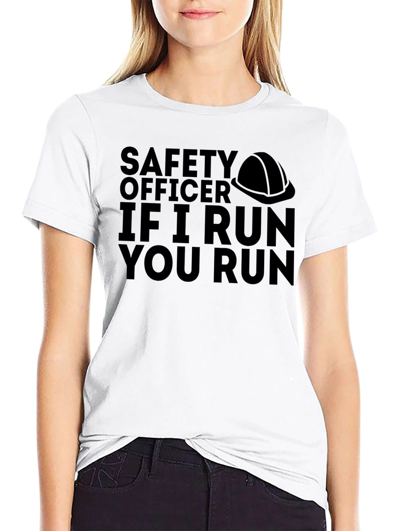 Safety Officer Funny T-Shirt Run