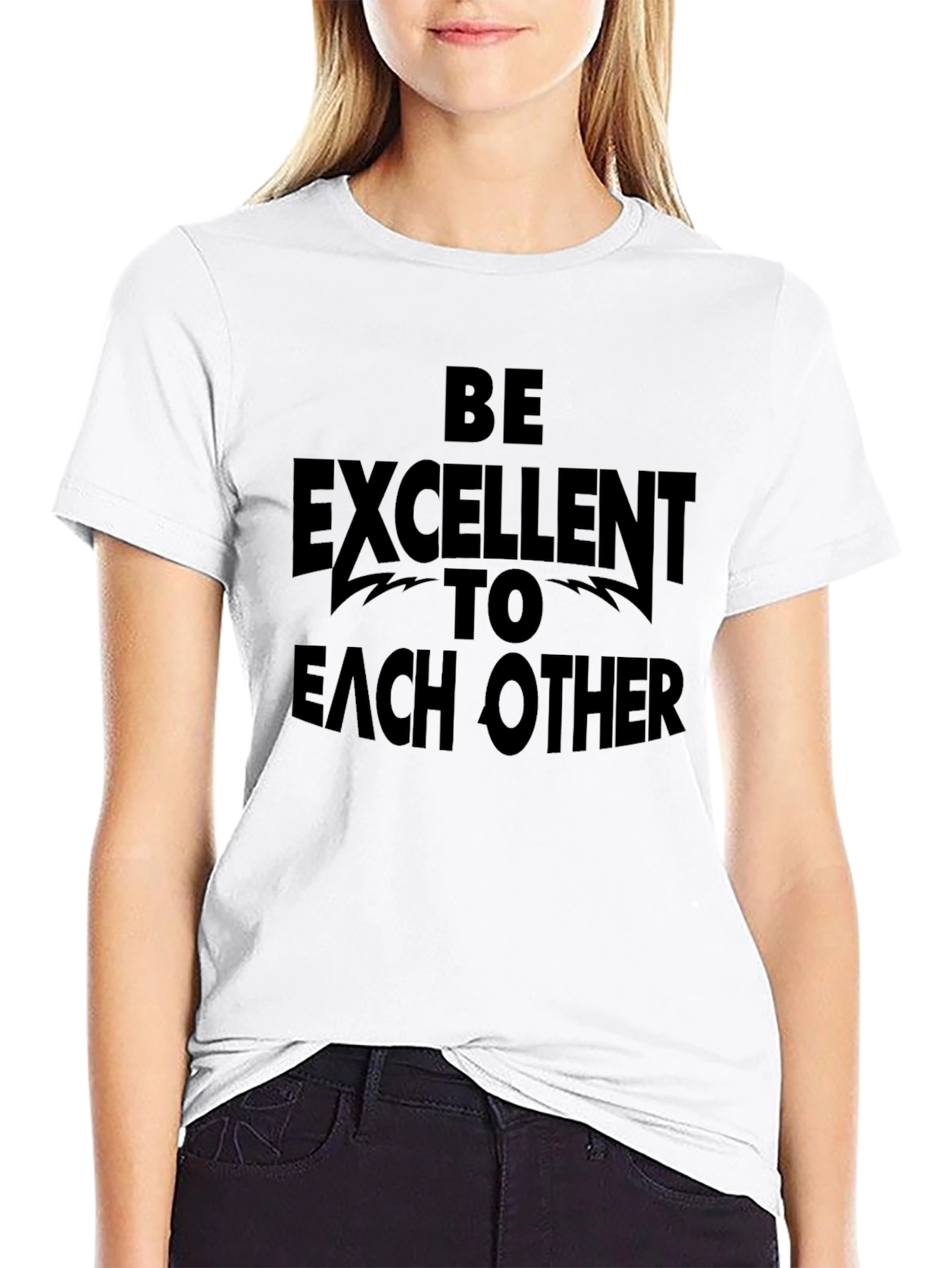 Be Excellent To Each Other Black T-Shirt