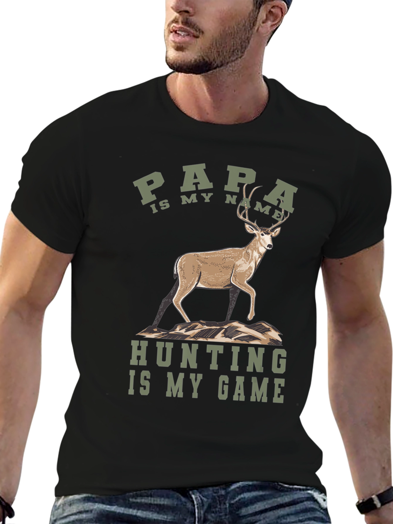 Papa Hunting Game T-Shirt