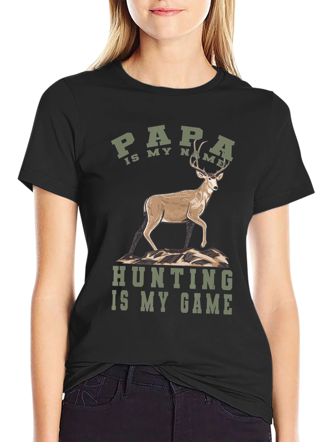 Papa Hunting Game T-Shirt