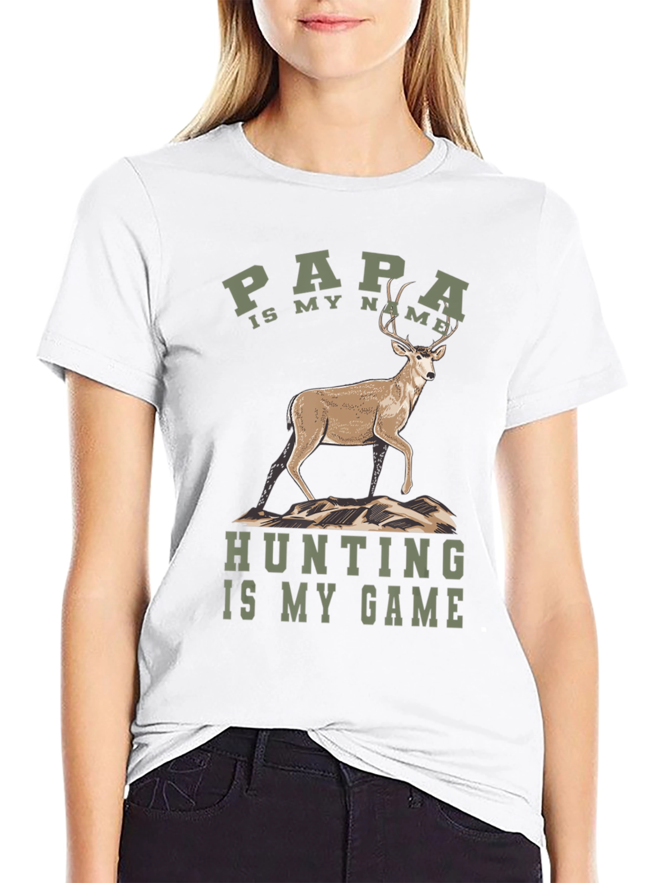 Papa Hunting Game T-Shirt