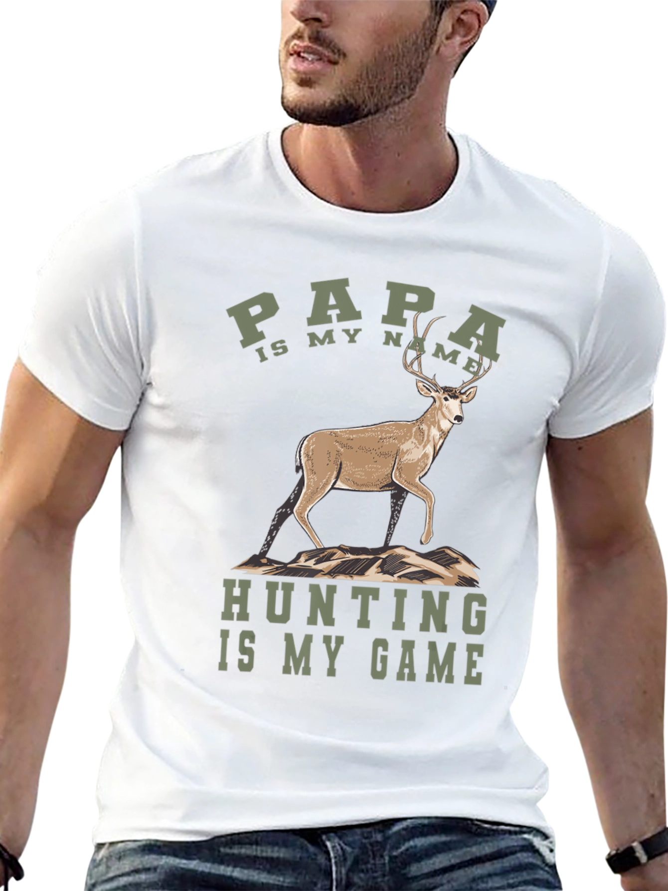 Papa Hunting Game T-Shirt
