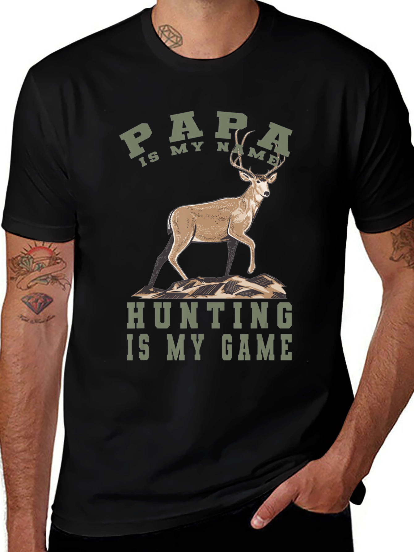 Papa Hunting Game T-Shirt