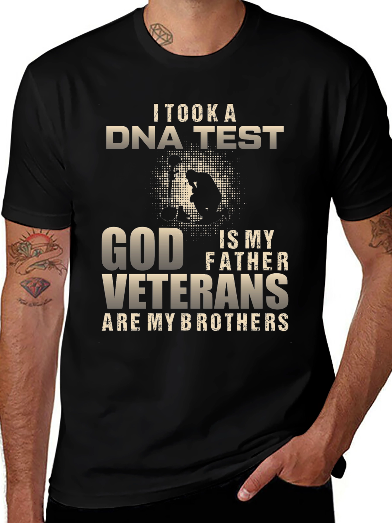 Veteran DNA Test Graphic Tee