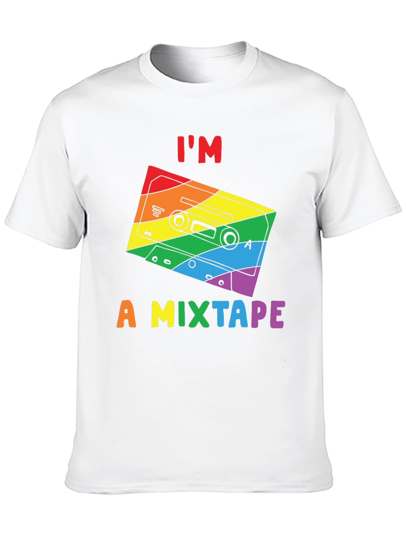 LGBTQ+ Pride Im a Mixtape Graphic Tee