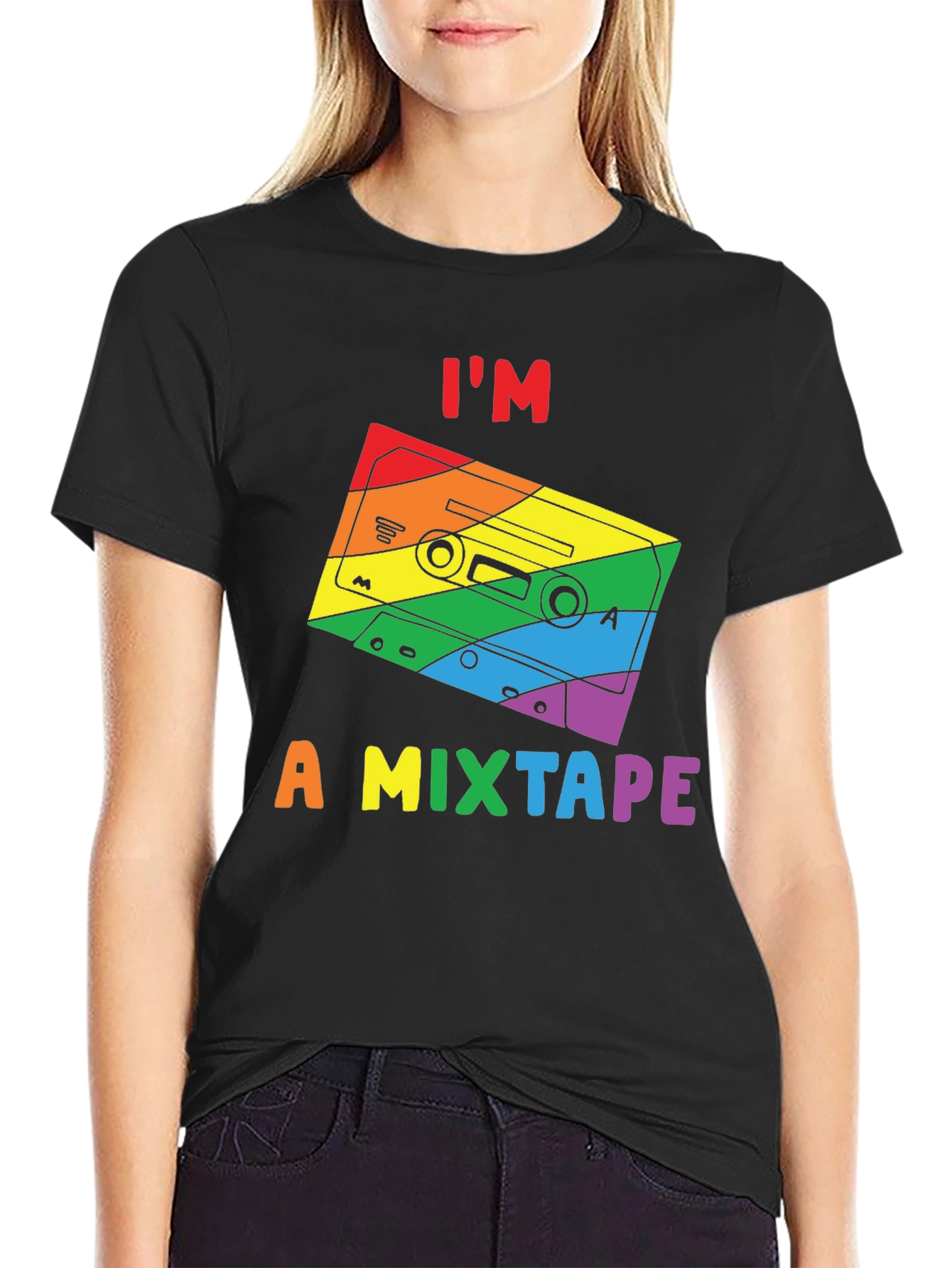LGBTQ+ Pride Im a Mixtape Graphic Tee