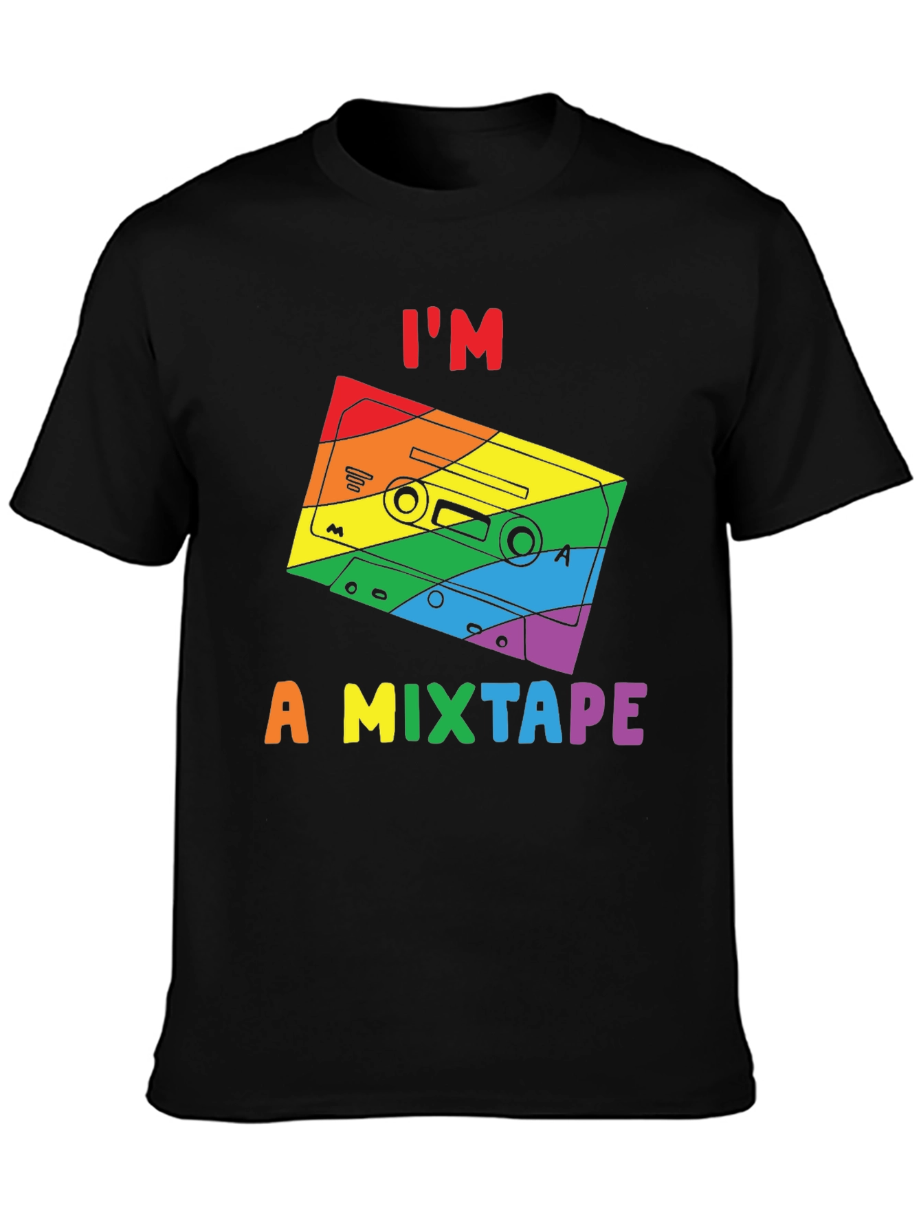 LGBTQ+ Pride Im a Mixtape Graphic Tee