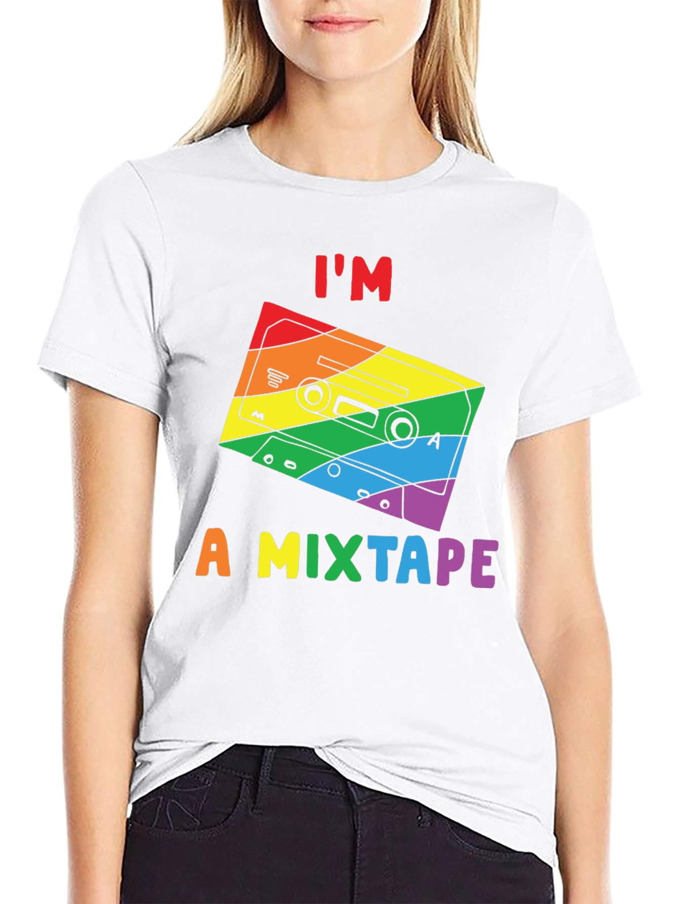 LGBTQ+ Pride Im a Mixtape Graphic Tee