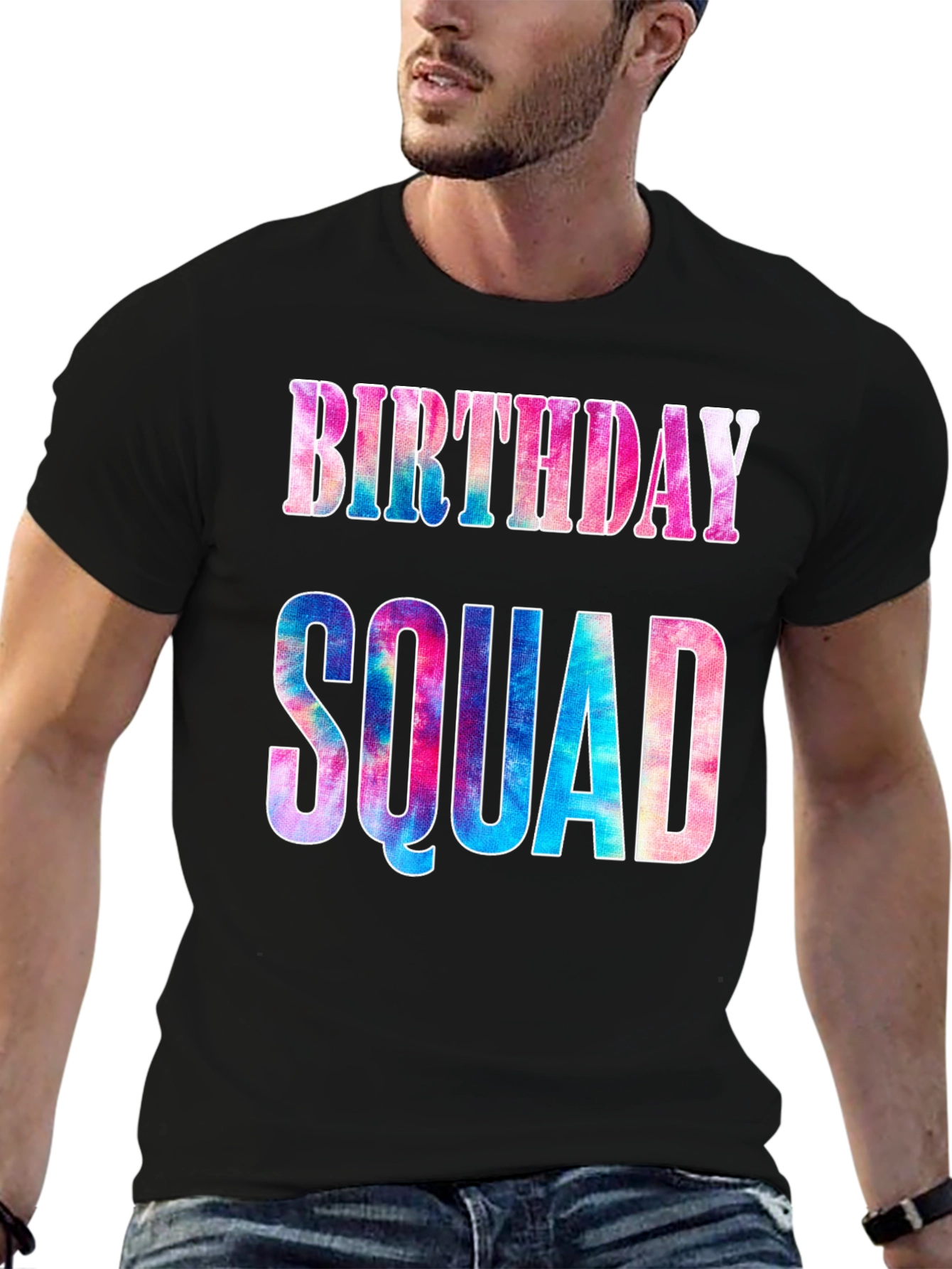 Birthday Squad Tie Dye T-Shirt