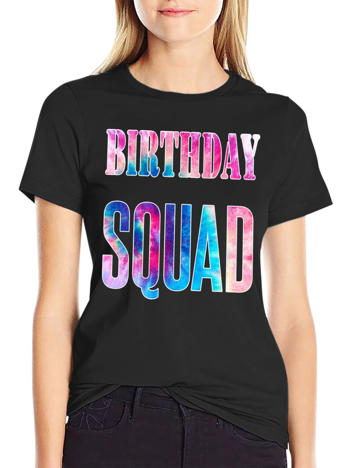 Birthday Squad Tie Dye T-Shirt