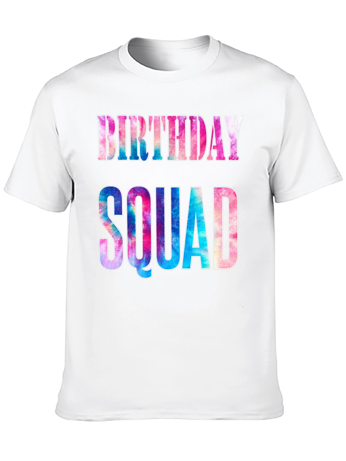 Birthday Squad Tie Dye T-Shirt