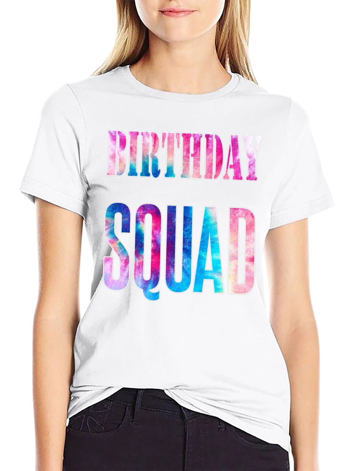 Birthday Squad Tie Dye T-Shirt