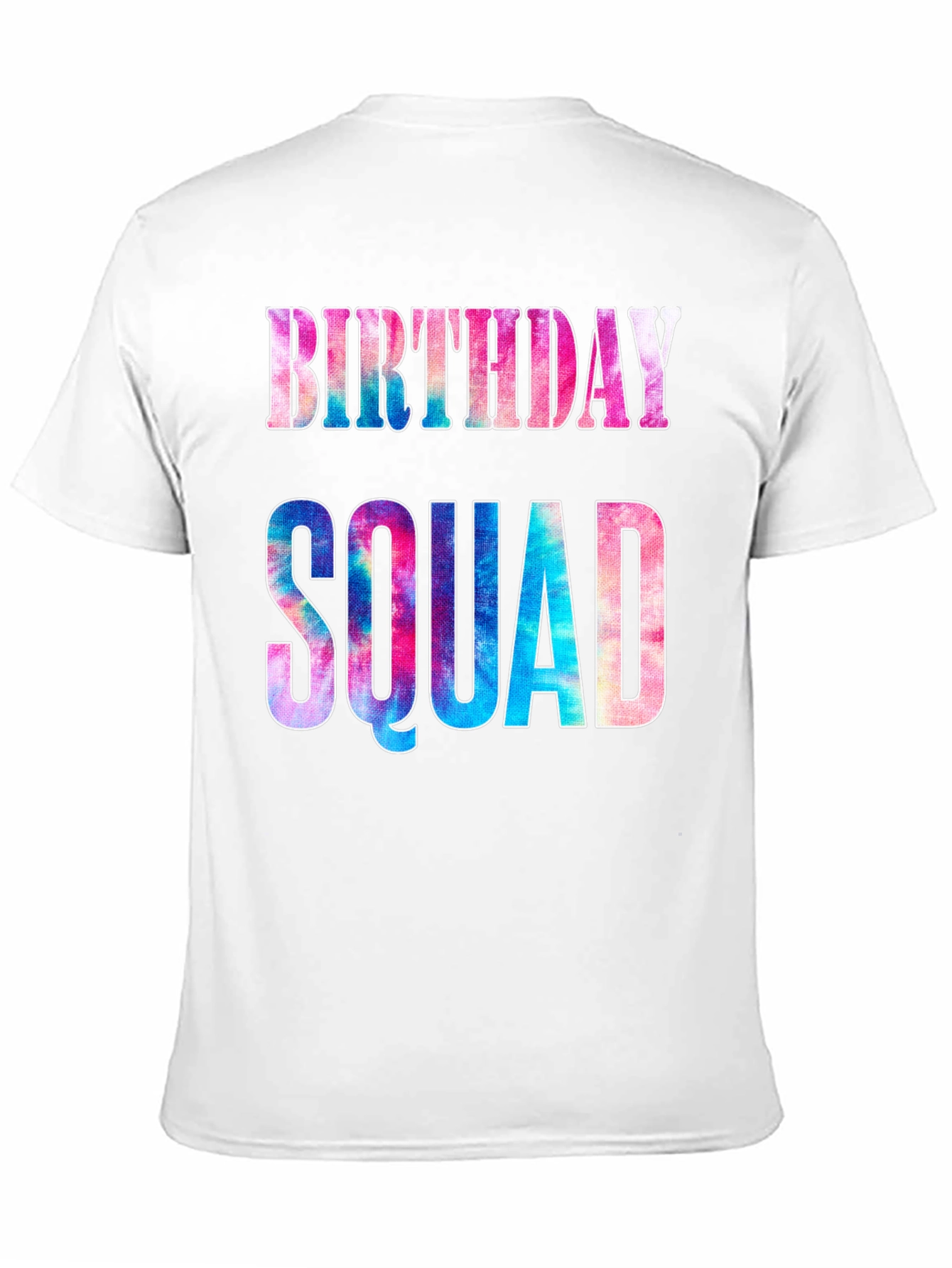 Birthday Squad Tie Dye T-Shirt