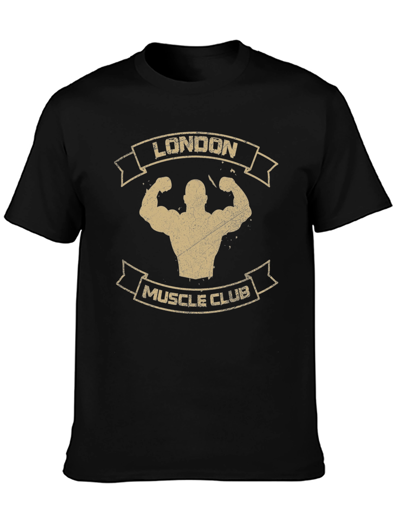 London Muscle Club T-Shirt - Black Gym Tee