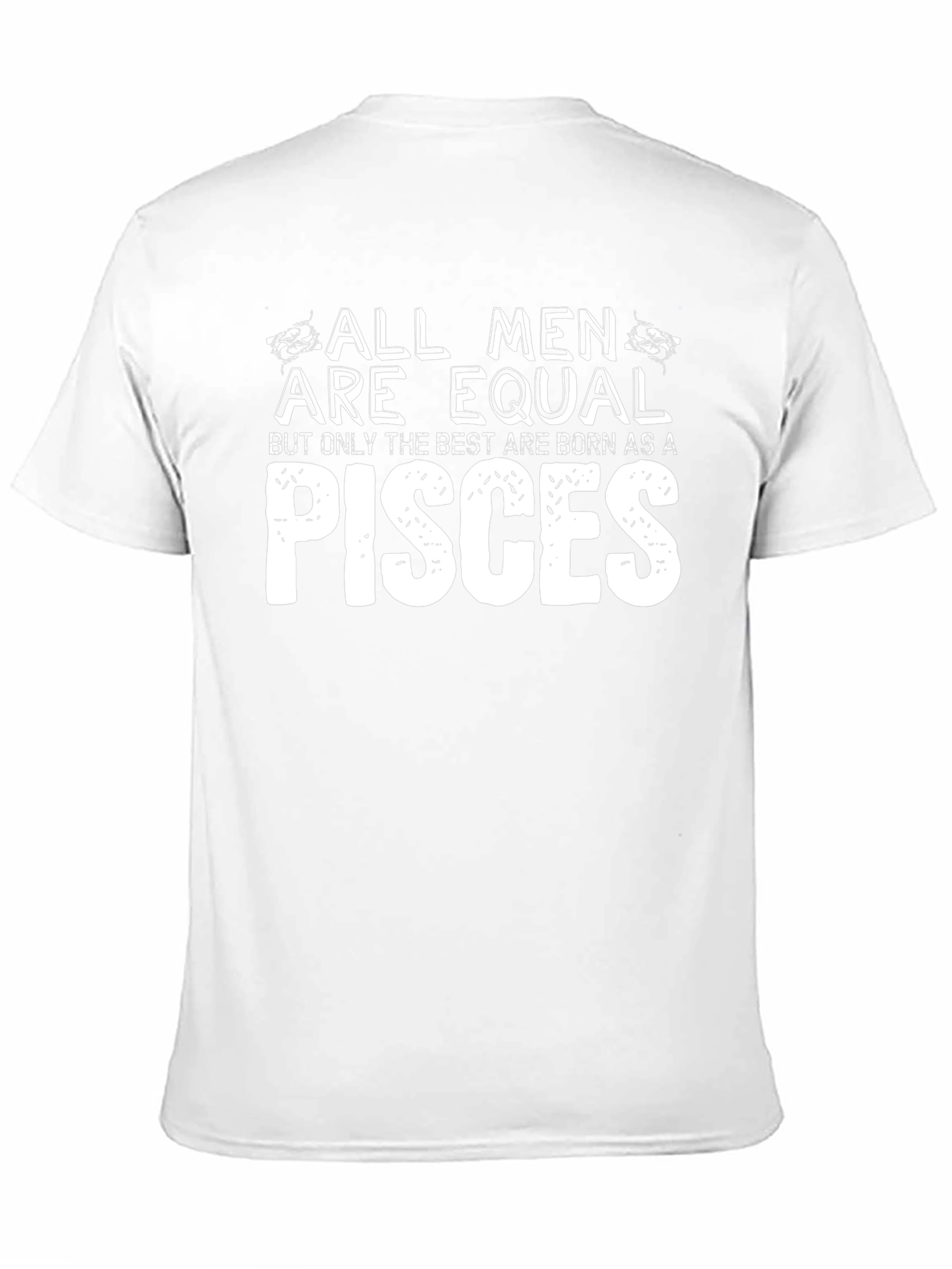 Pisces Zodiac Mens Graphic T-Shirt