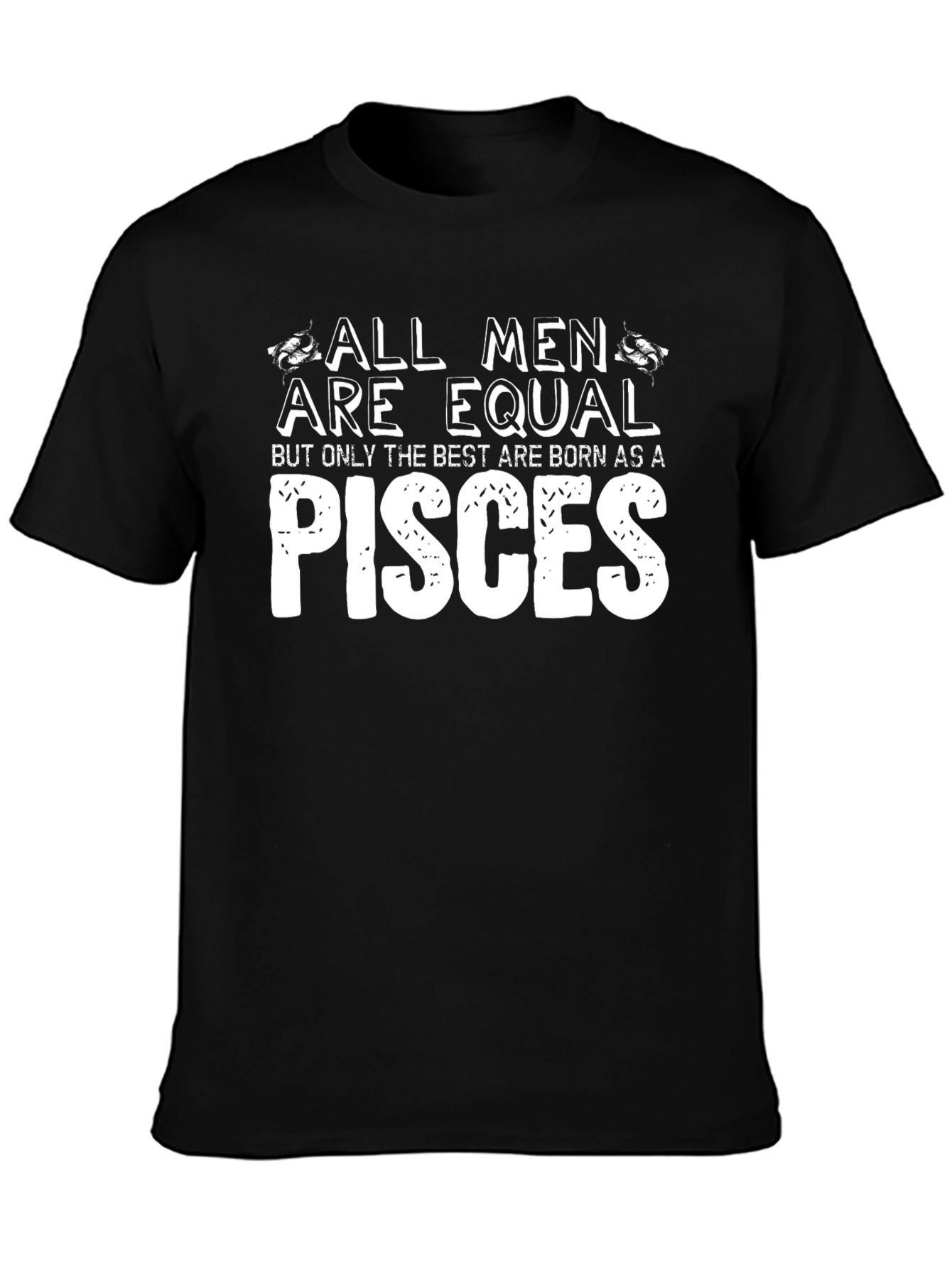 Pisces Zodiac Mens Graphic T-Shirt