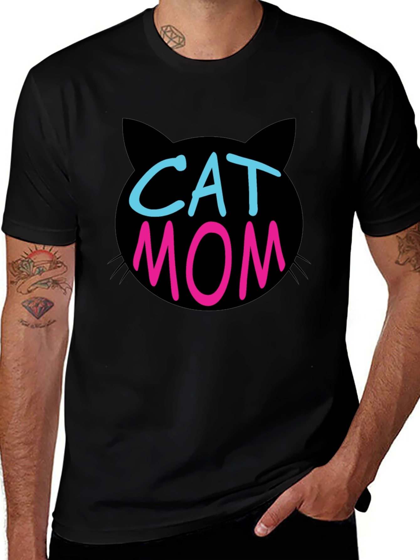 Cat Mom T-Shirt - Cute Pet Lover Apparel