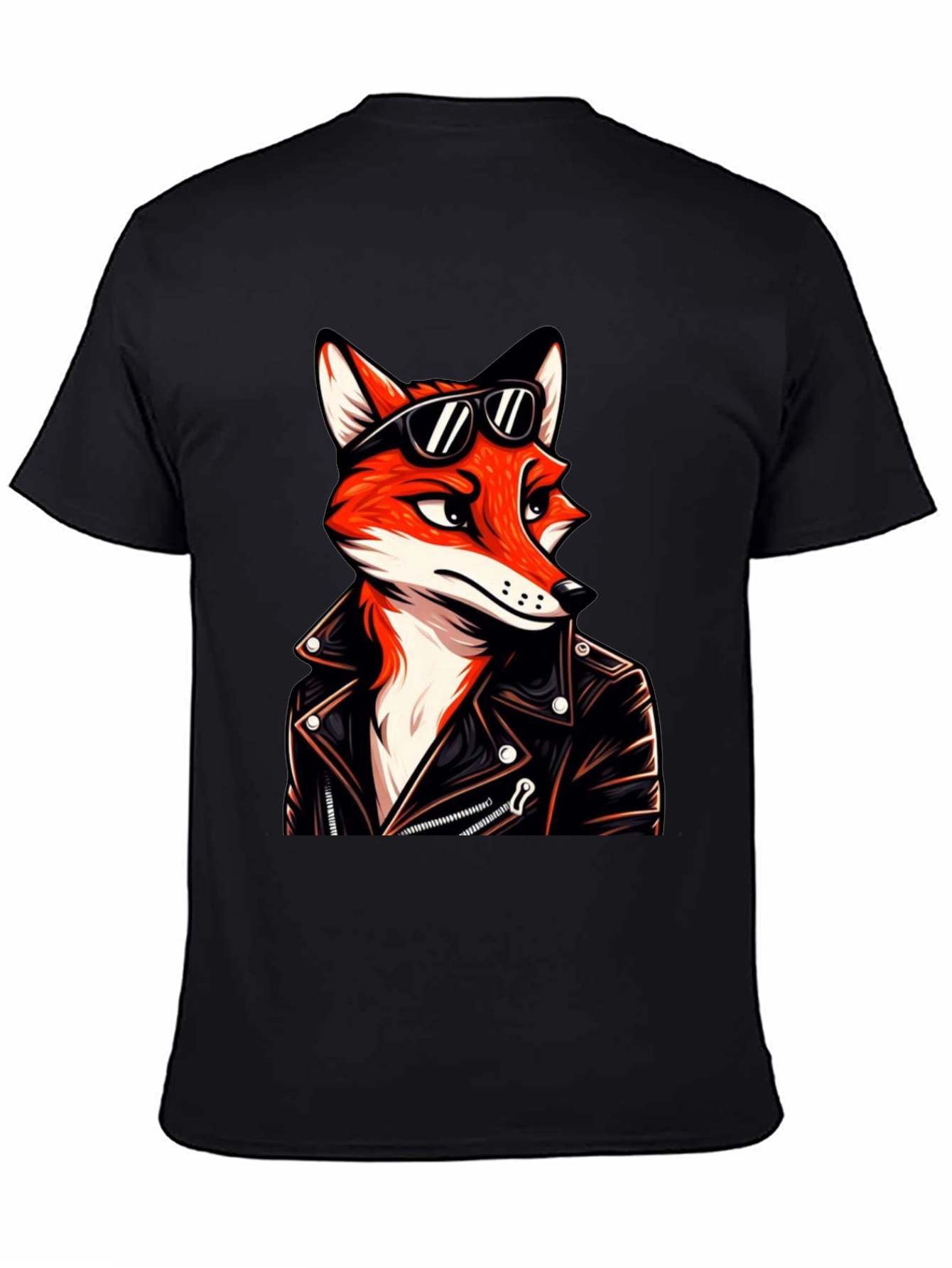 Cool Fox Biker T-Shirt