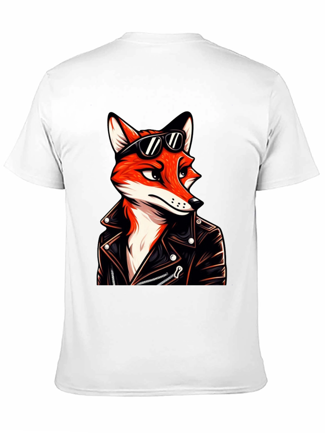 Cool Fox Biker T-Shirt