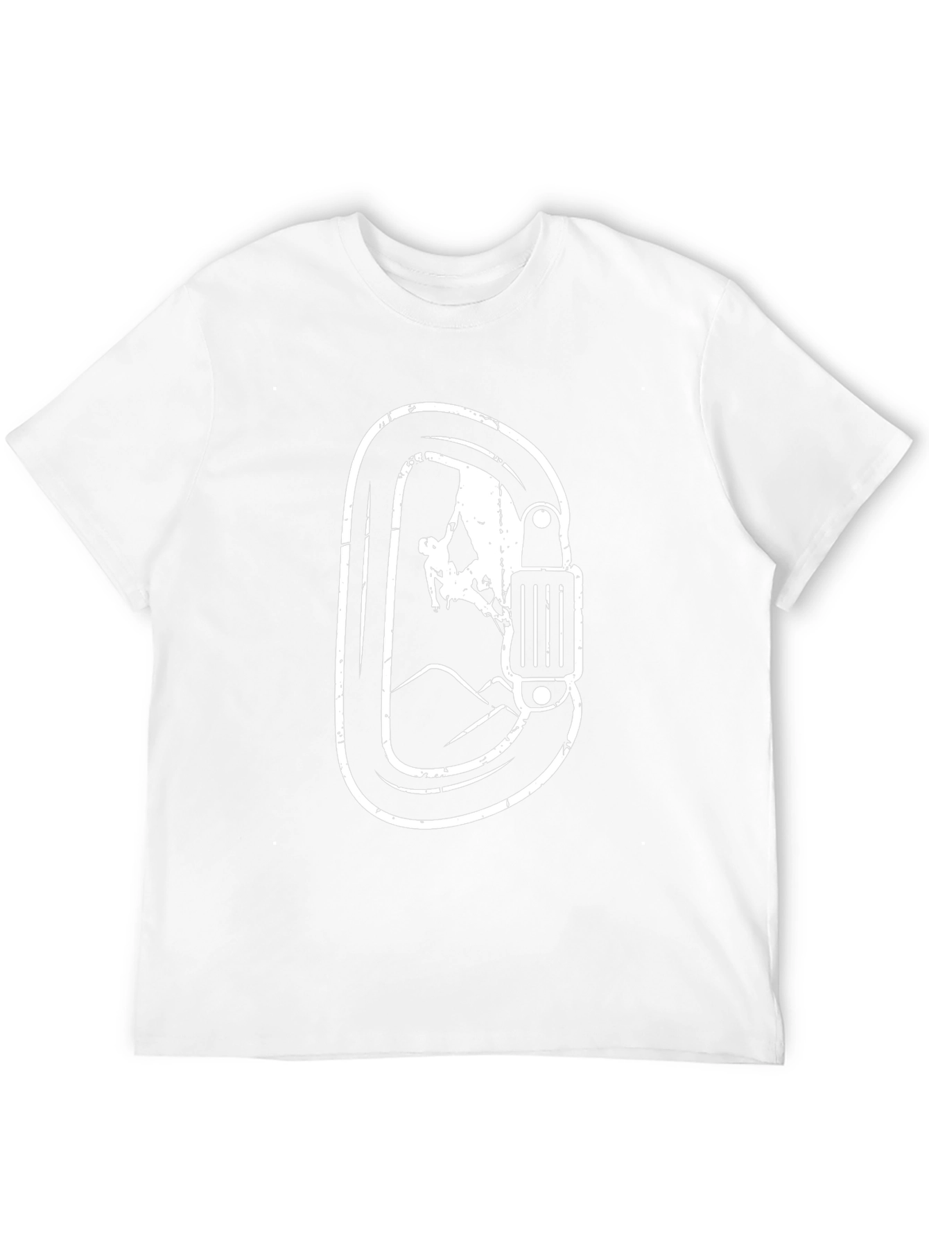 Rock Climbing Carabiner Graphic T-Shirt