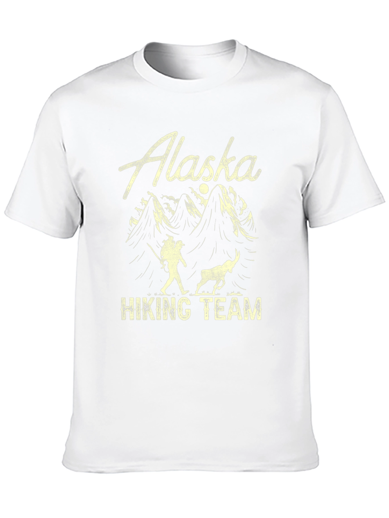 Alaska Hiking Team Black Graphic T-Shirt