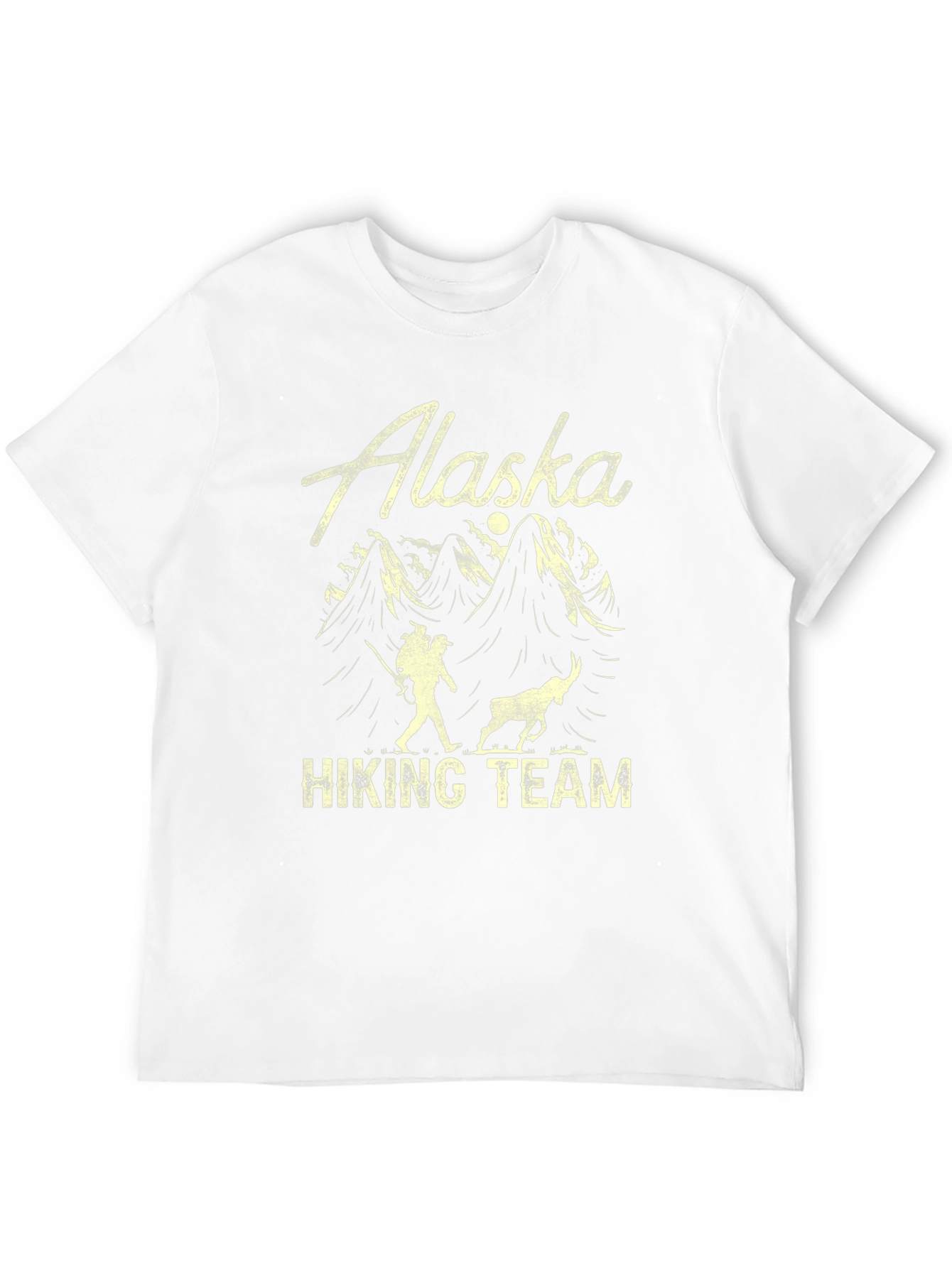 Alaska Hiking Team Black Graphic T-Shirt