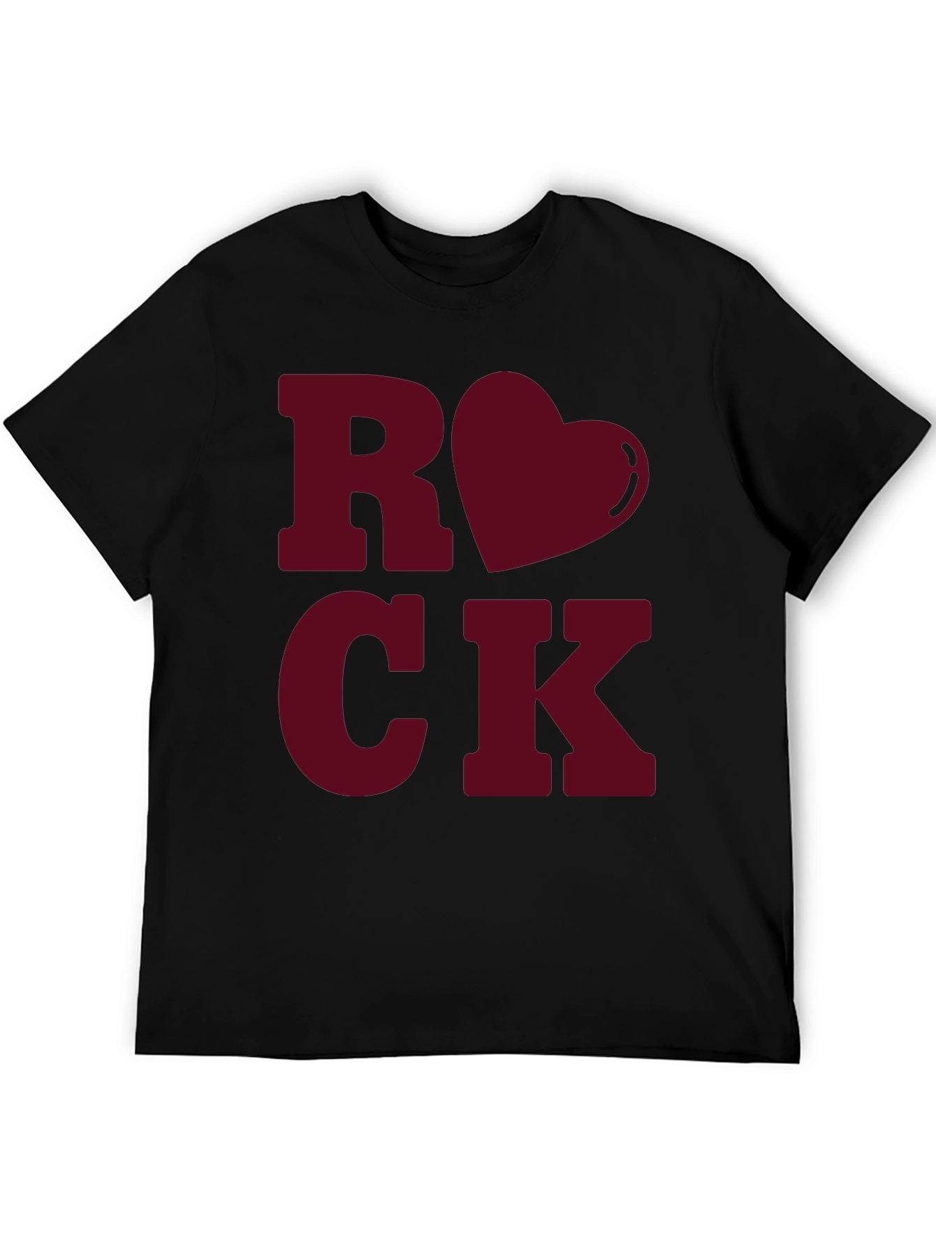 Rock Love Heart Valentines T-Shirt