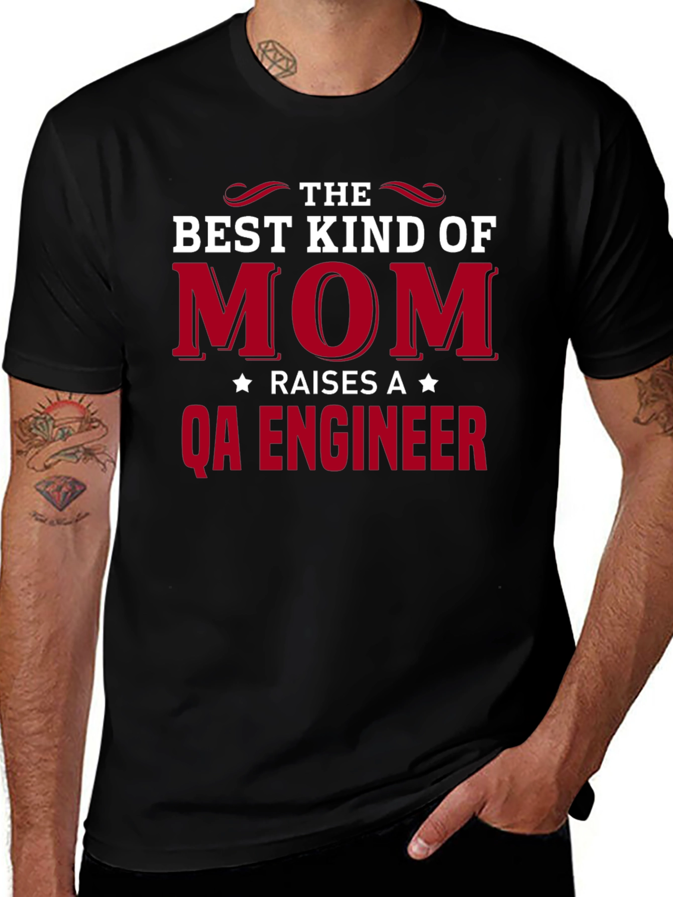 Best Kind of Mom - QA Engineer T-Shirt