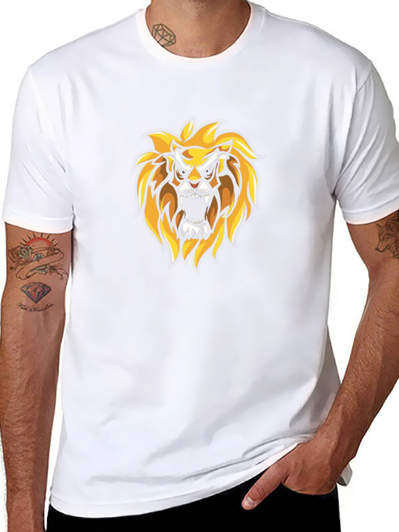 Roaring Lion Graphic Tee - Black