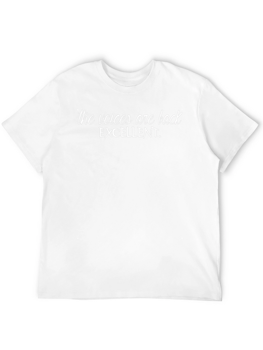 Humorous The Voices Are Back Graphic Tee