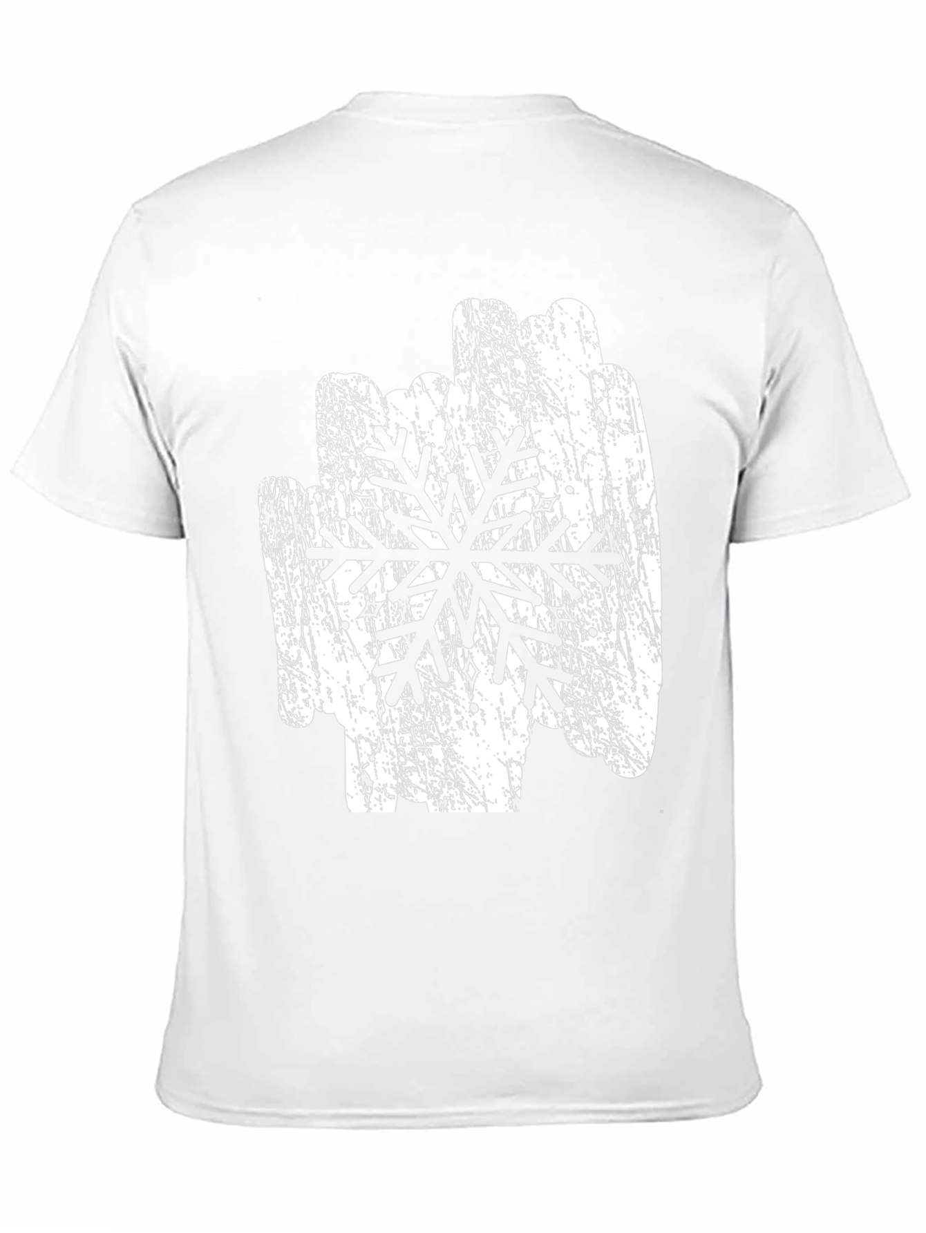 Snowflake Graphic T-Shirt - Black