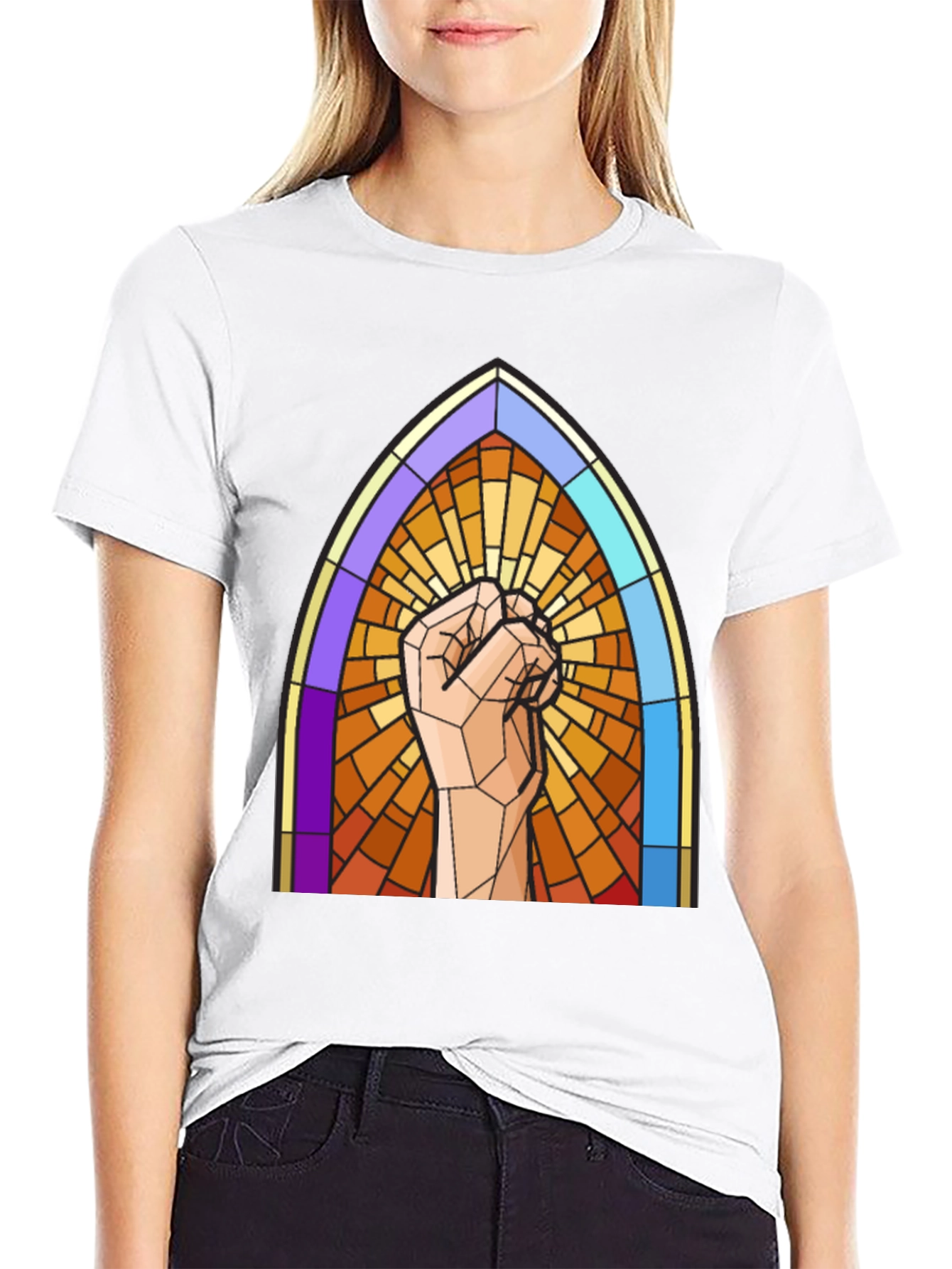 Stained Glass Fist T-Shirt