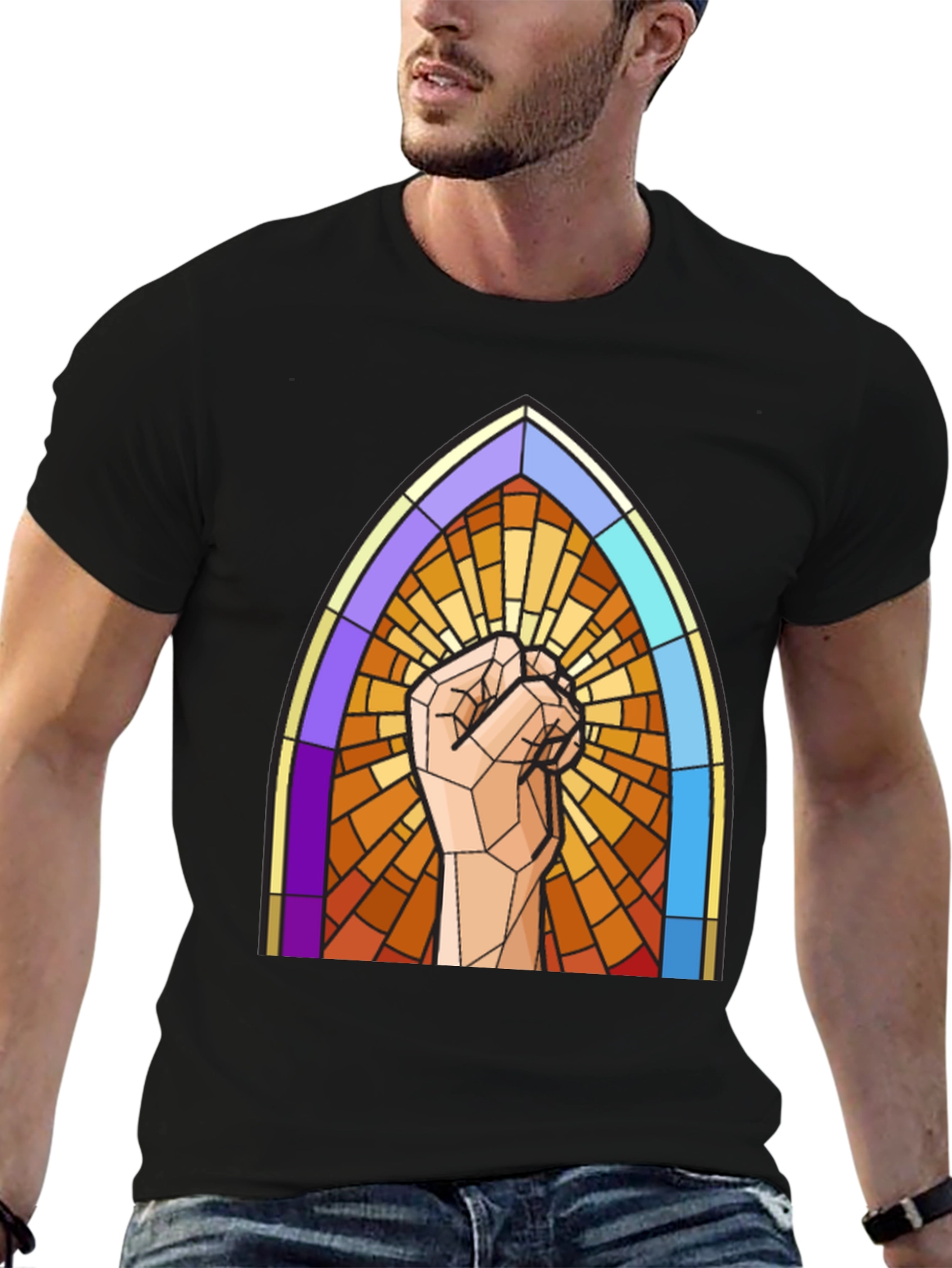 Stained Glass Fist T-Shirt