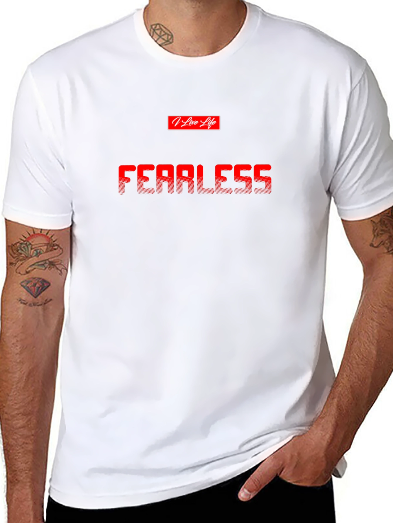 Fearless Graphic T-Shirt -  Live Life Style