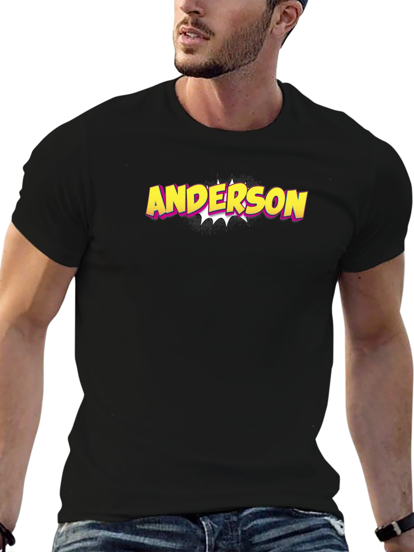 Anderson Comic Style Graphic Tee