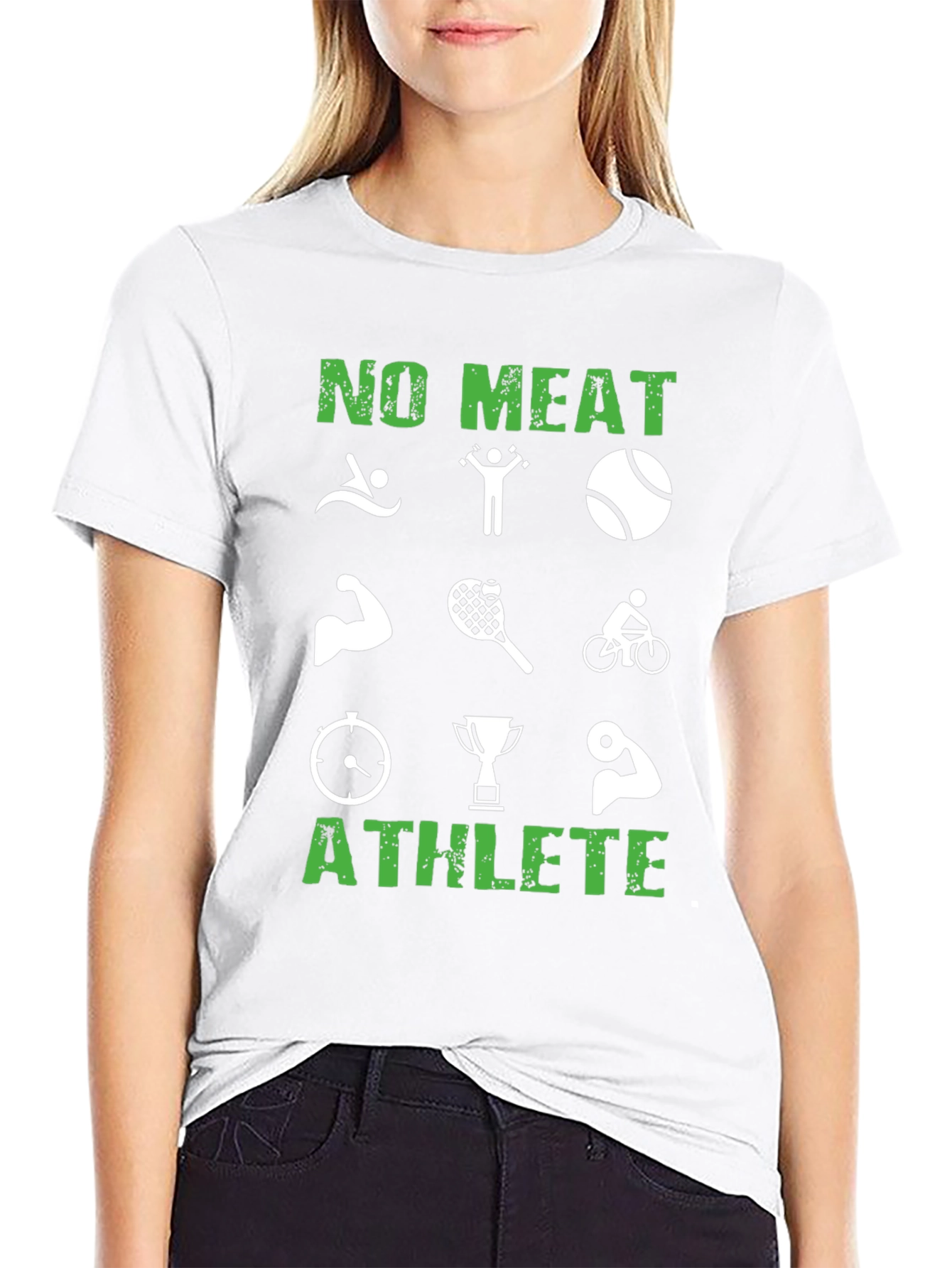 Vegan Athlete T-Shirt - No Meat Performance Tee