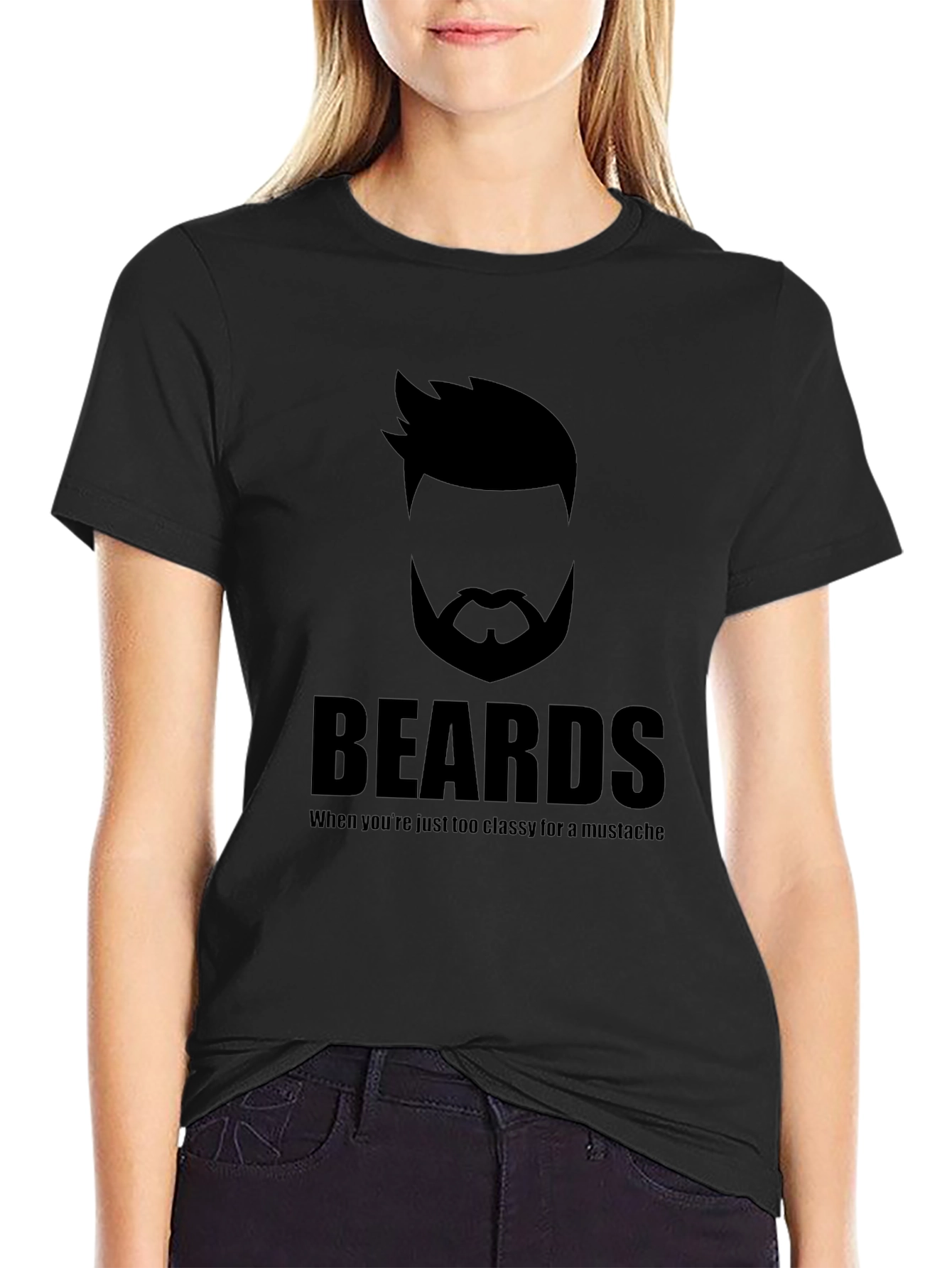 Beards Too Classy T-Shirt