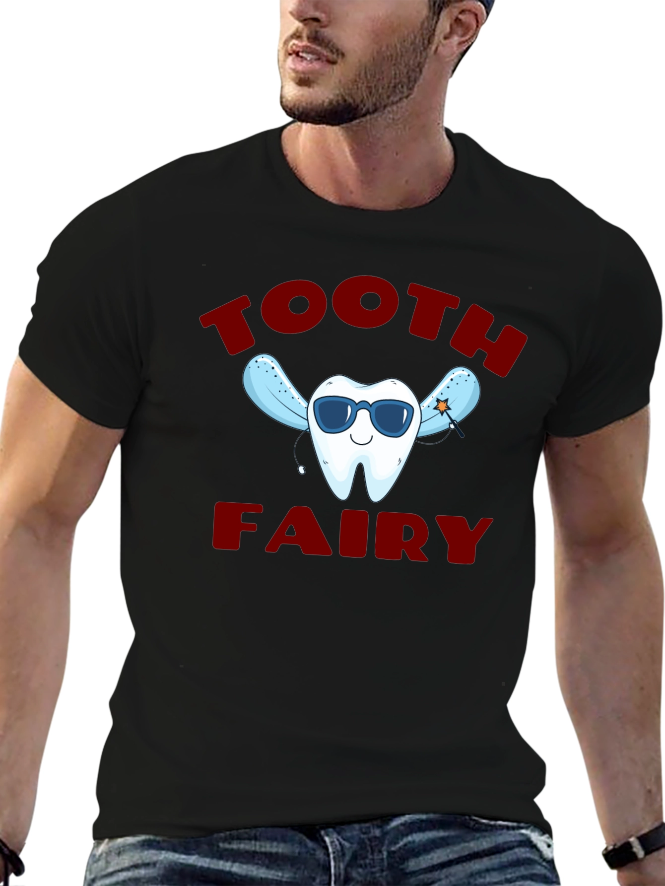 Tooth Fairy Graphic T-Shirt - Fun Dental Tee