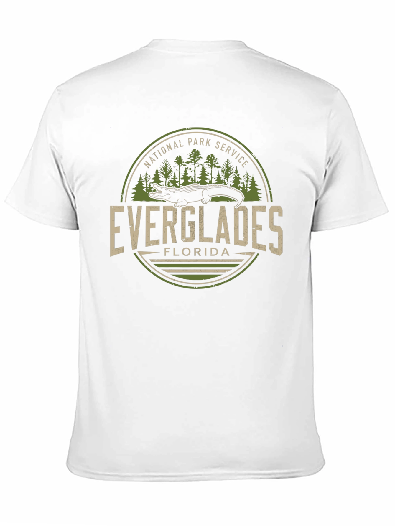 Everglades Florida National Park Service Black T-Shirt
