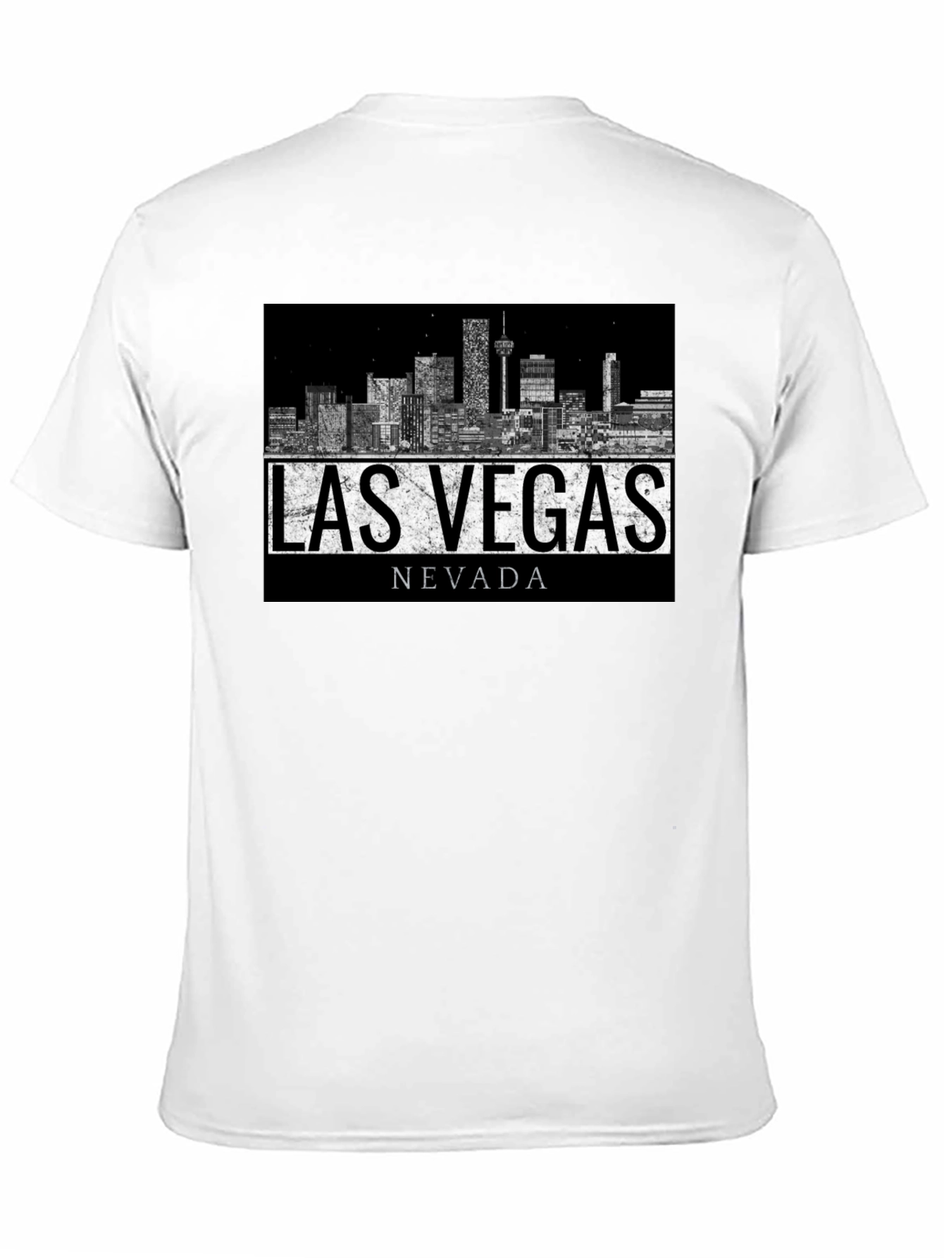 Las Vegas Nevada Skyline Graphic Print T-Shirt